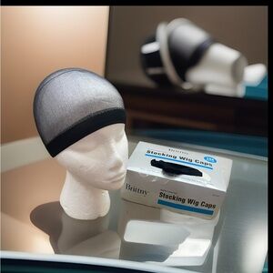 144 Black Stocking Wig Caps in Dispenser Box for Salon Brittny NEW